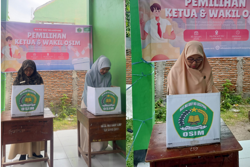 Pemilihan Ketua OSIM MAS. Maarif Lasepang Periode 2025-2026